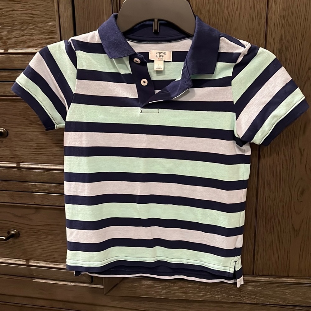 Crown & Ivy boys polo, EUC